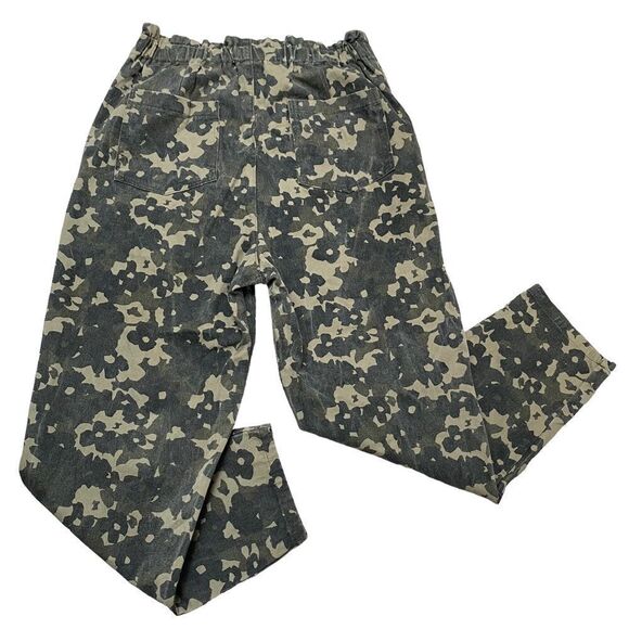 Anthro Amadi Camo high rise tapered leg jogger Pants xs - Picture 5 of 11